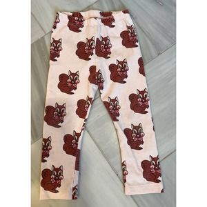 HLT Hugo Loves Tiki squirrel leggings pants 12-18 mo